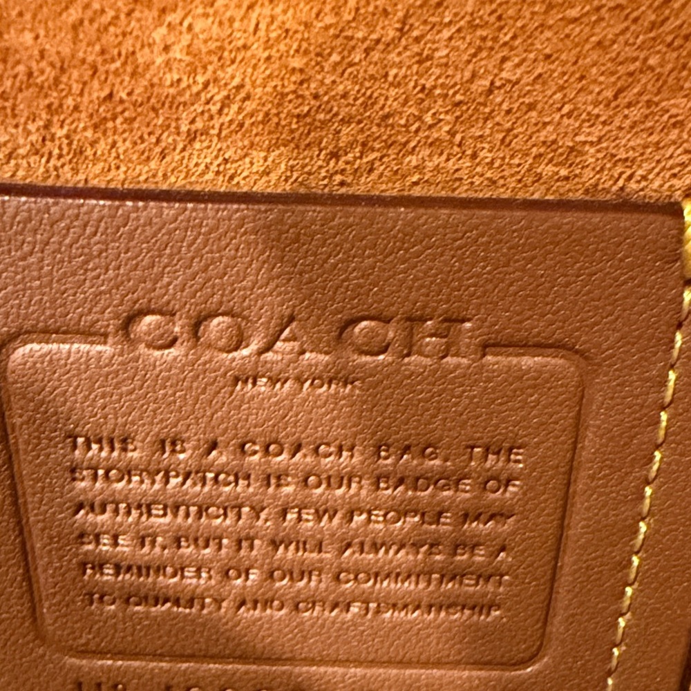 Coach Black Leather Tabby Shoulder Bag with Signature 'C' Hardware - Picture 6 of 10